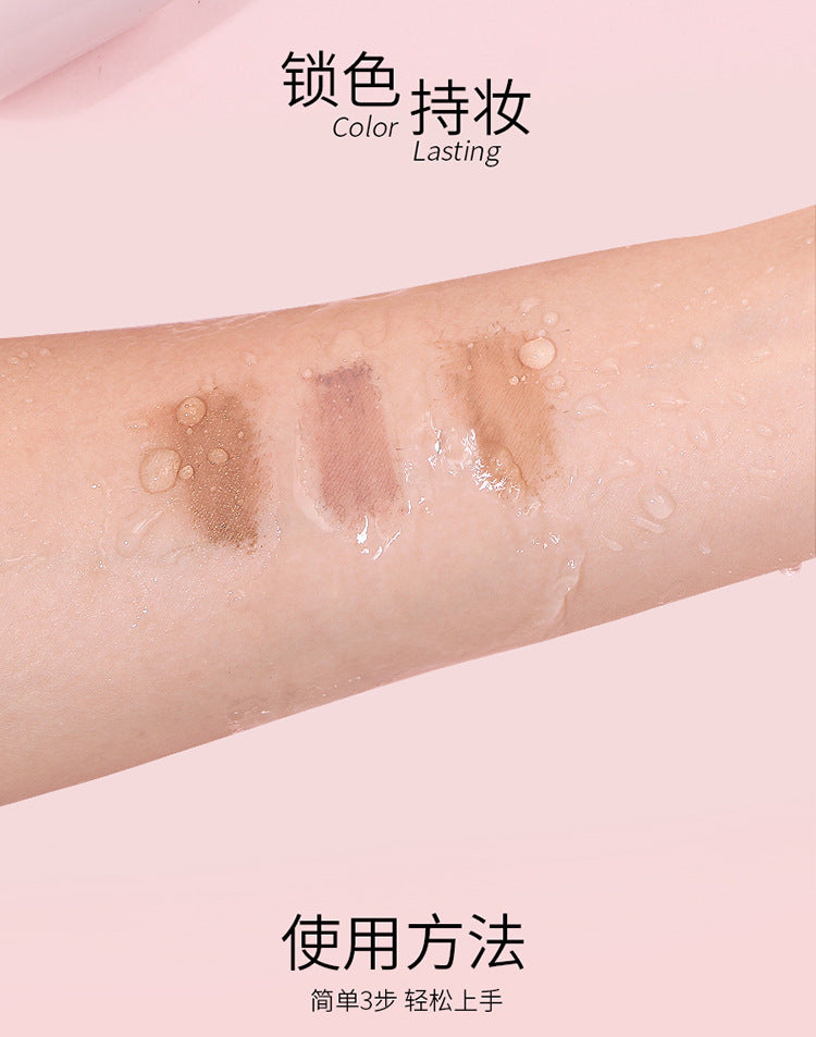 Waterproof Color-Locking Velvet Mist Eyebrow Dye Natural Hair Flow Long-Lasting Smudge-Proof Shaping Distinct Wild Eyebrow Dye Brush