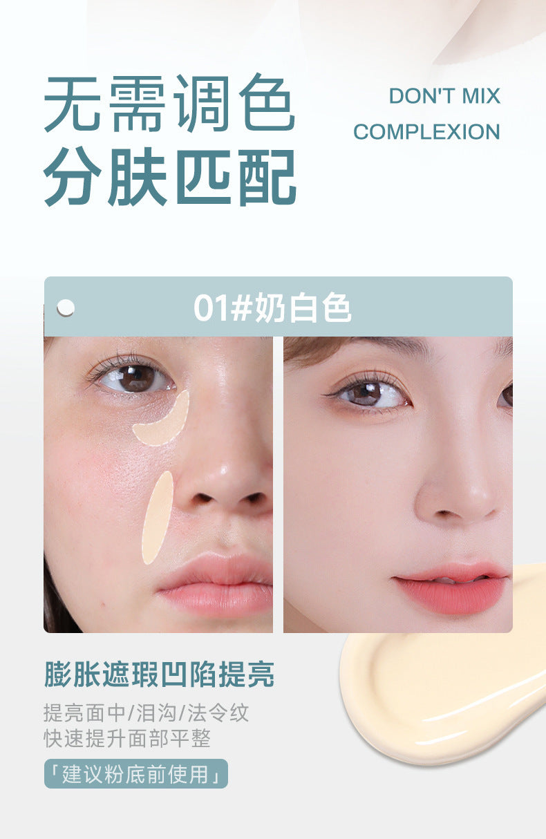 NOVO Lightweight Long-lasting Concealer Covers Facial Spots, Acne Marks, Dark Circles, Brightens Tear Troughs, Lightweight and Comfortable6429