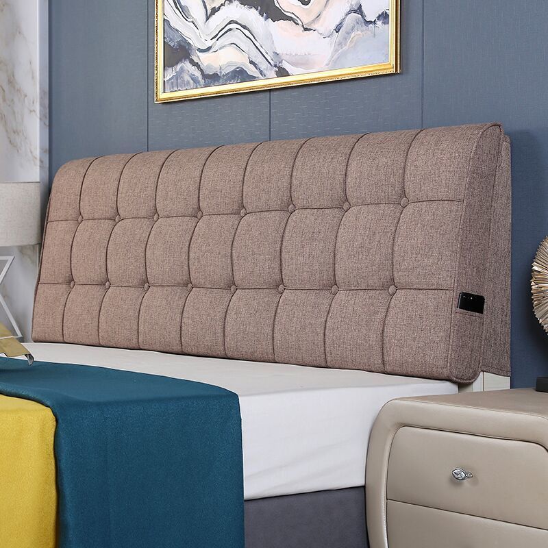 Headboard Cushion Full Cover Cushion Soft Cover Light Luxury Pillow Modern Tatami Simple Self-Adhesive Anti-Collision Head Fixation