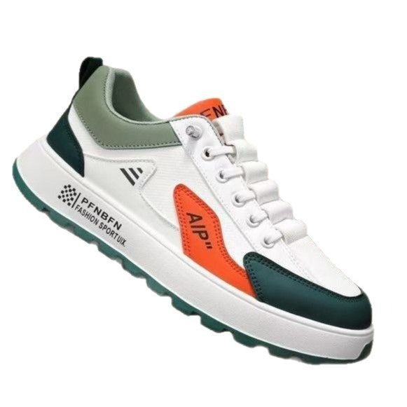 Leather men’s casual durable slip-on shoes
