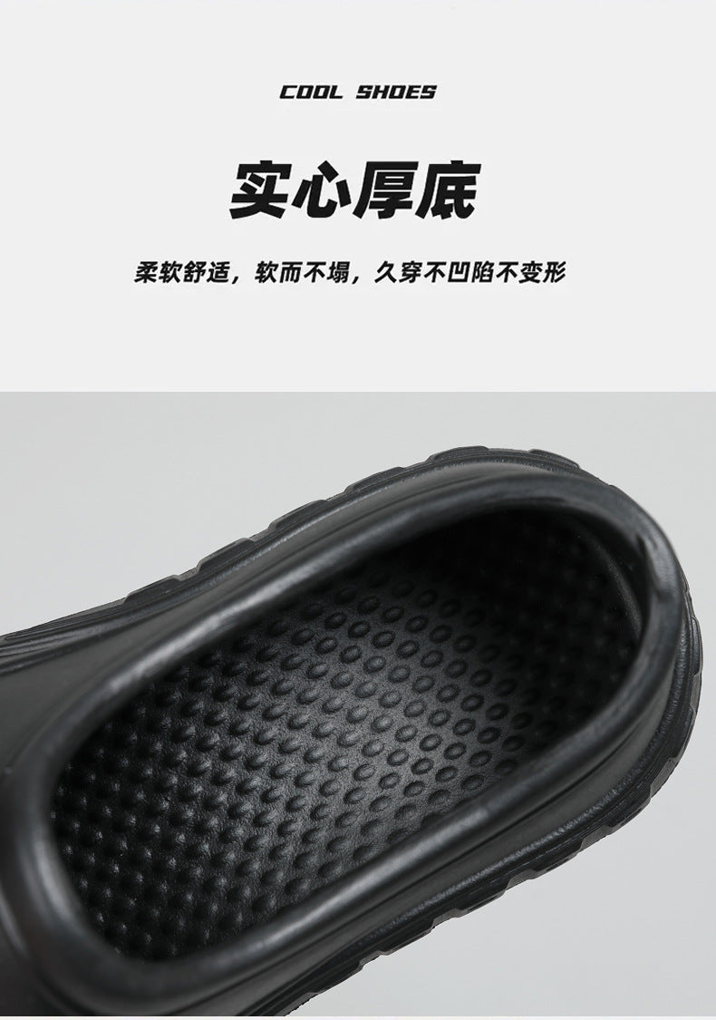 Chef Shoes for Men Spring Non-Slip Waterproof Oil-Proof Kitchen Shoes Black Thick Sole Slip-On Work Shoes for Women