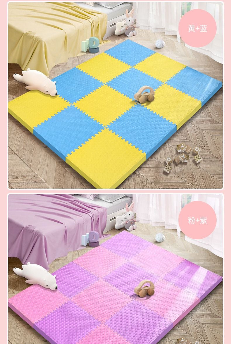 Baby Crawling Mat Large Size Odorless Foam Floor Mat Dormitory Bedroom Interlocking Floor Mat Children's Crawling Mat Plush Carpet
