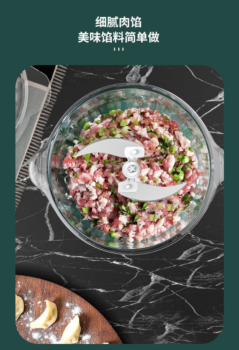 Meat Grinder Stainless Steel Multifunctional Household Small Food Processor Commercial Blender Kitchen Baby Food Gift