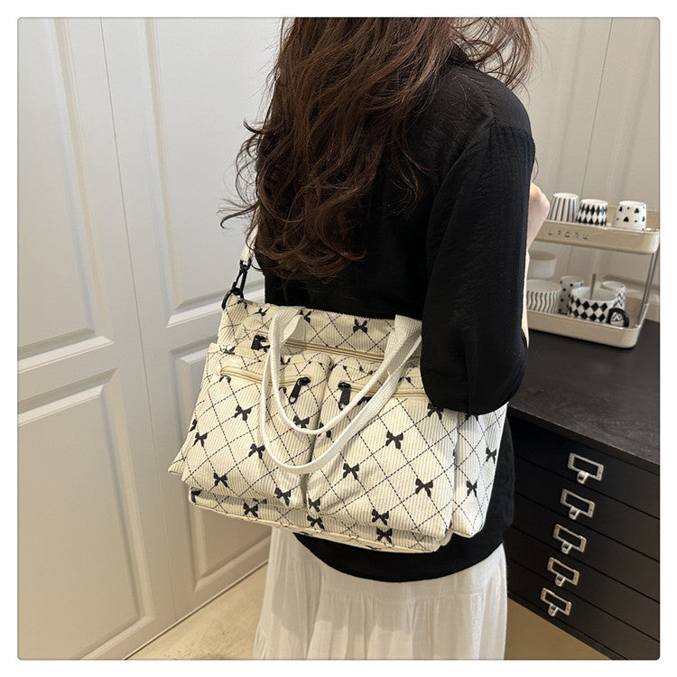 2025Summer New Simple Fashion Underarm Tote Bag This Year's Trendy Retro Commuter Shoulder Bag for Women