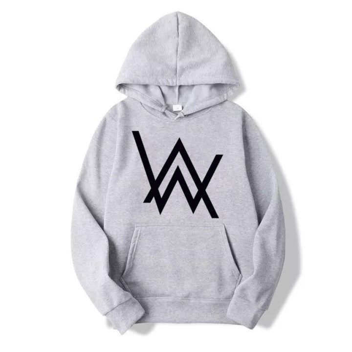 European and American Foreign Trade Exclusive Fleece-Lined Hoodie Sweatshirt for Men and Women, Autumn and Winter Couple's Loose Top, Amazon AliExpress