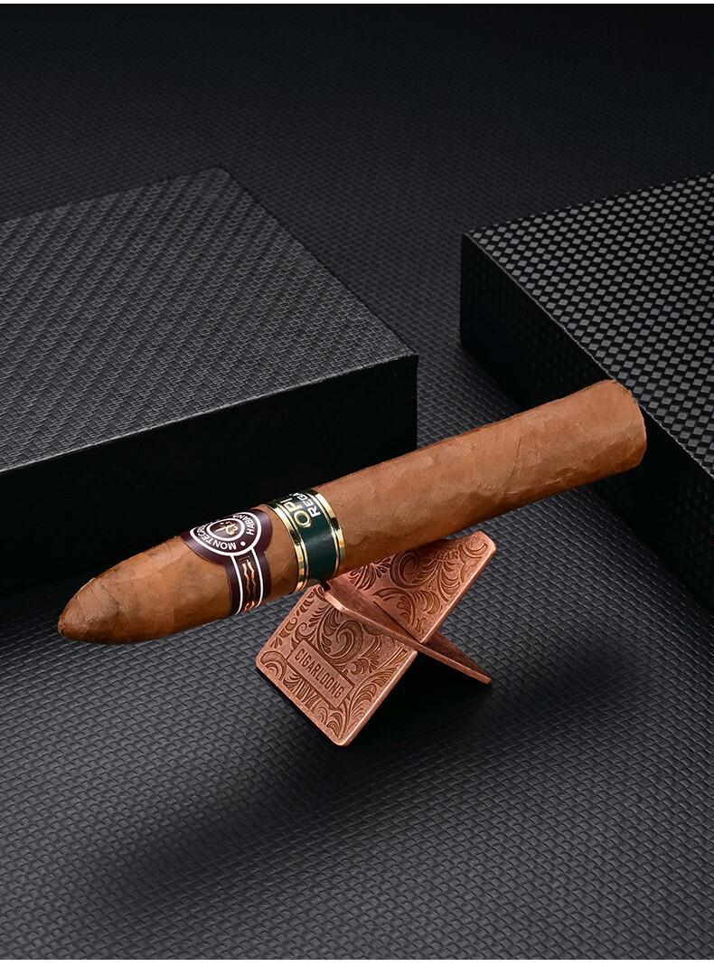 Dragon Eggplant （CIGARLOONG） Cigar Holder Lightweight Cross Portable Stainless Steel Folding Open and Close Holder