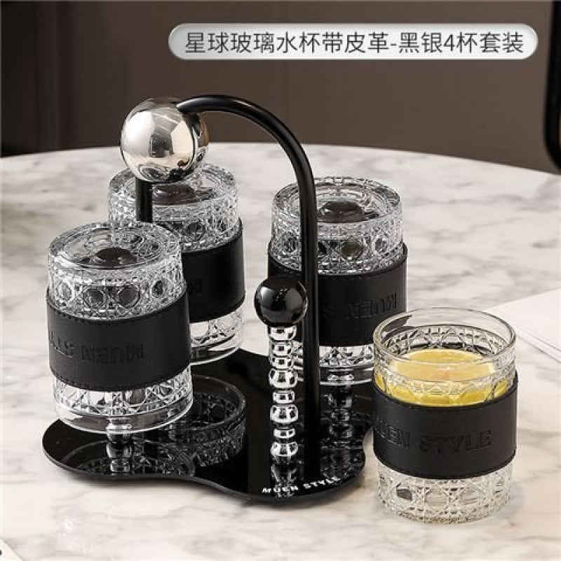 New Cup Set for Home Living Room Tea Cups Cream Style Housewarming Cups High-End Feel