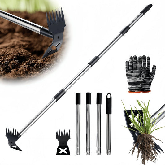 Multifunctional Hoe and Weeding Shovel Dual-purpose Tool Farmland Soil Loosening and Weeding Tool Garden Tools for Ditching and Raised Beds