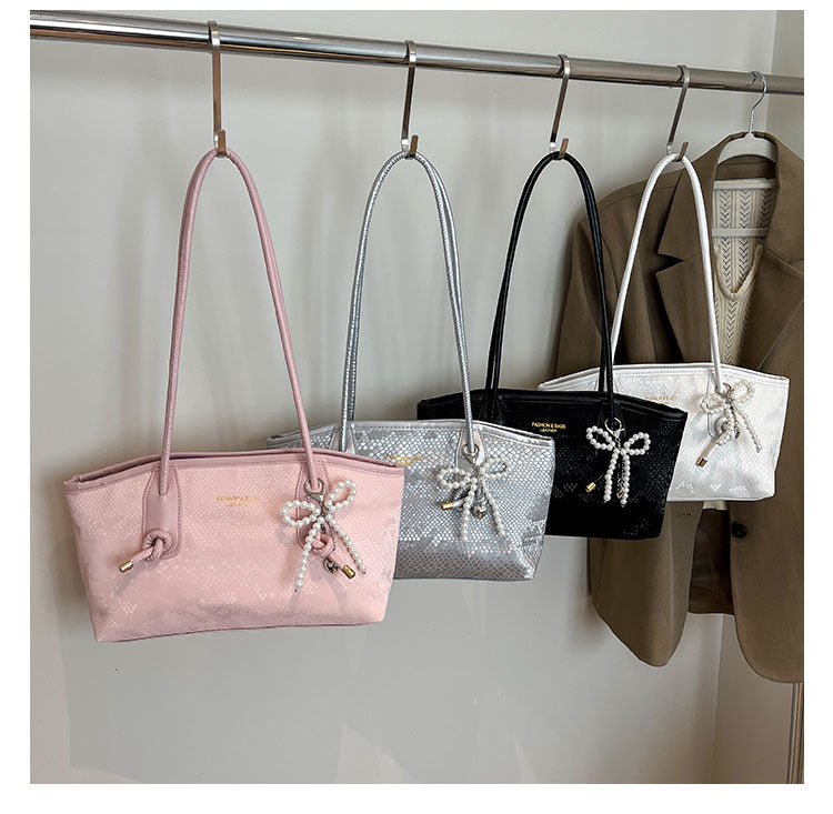 High-end stylish large-capacity women's bag2025New Spring and Summer Niche Single Shoulder Underarm Bag for Work and Commuting