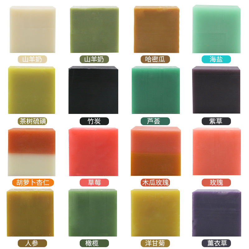 Skin Rejuvenation Plant-Based Handmade Soap Wholesale Rose Soap Refreshing Fragrance Bath Soap Face Wash Makeup Removal Body Use Handmade Soap