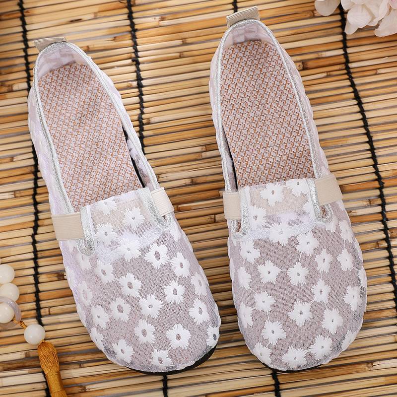 Summer New Beijing Cloth Shoes High-Quality Hot-Selling Comfortable Women's Shoes Thin Breathable Non-Suffocating Flat Soft Sole Shoes