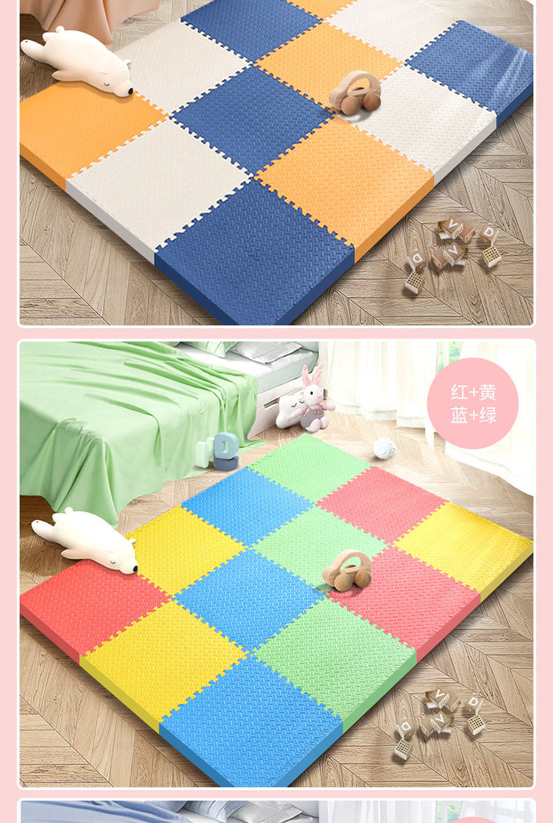 Baby Crawling Mat Large Size Odorless Foam Floor Mat Dormitory Bedroom Interlocking Floor Mat Children's Crawling Mat Plush Carpet
