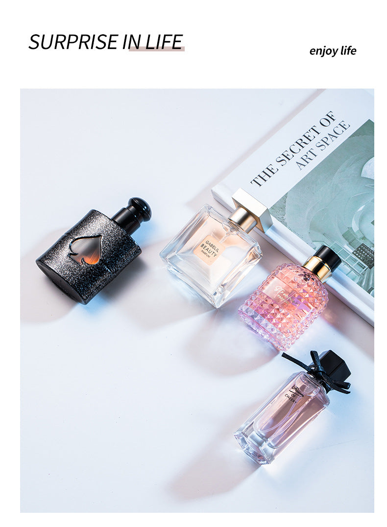 Flower Story Gift Box Women's Perfume Four-piece Set Perfume Wholesale Long-lasting Light Fragrance Recommended Black Coffee Perfume Women