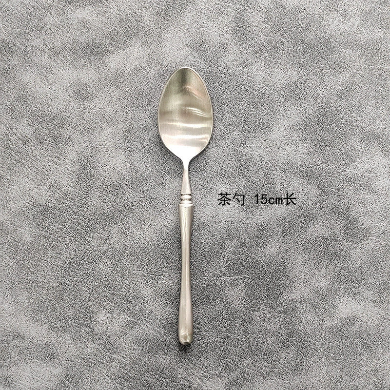 Slim Waist Knife, Fork, Spoon Export Japanese Daily Necessities Tableware Life304Western-style Stainless Steel Cutlery Set spoon