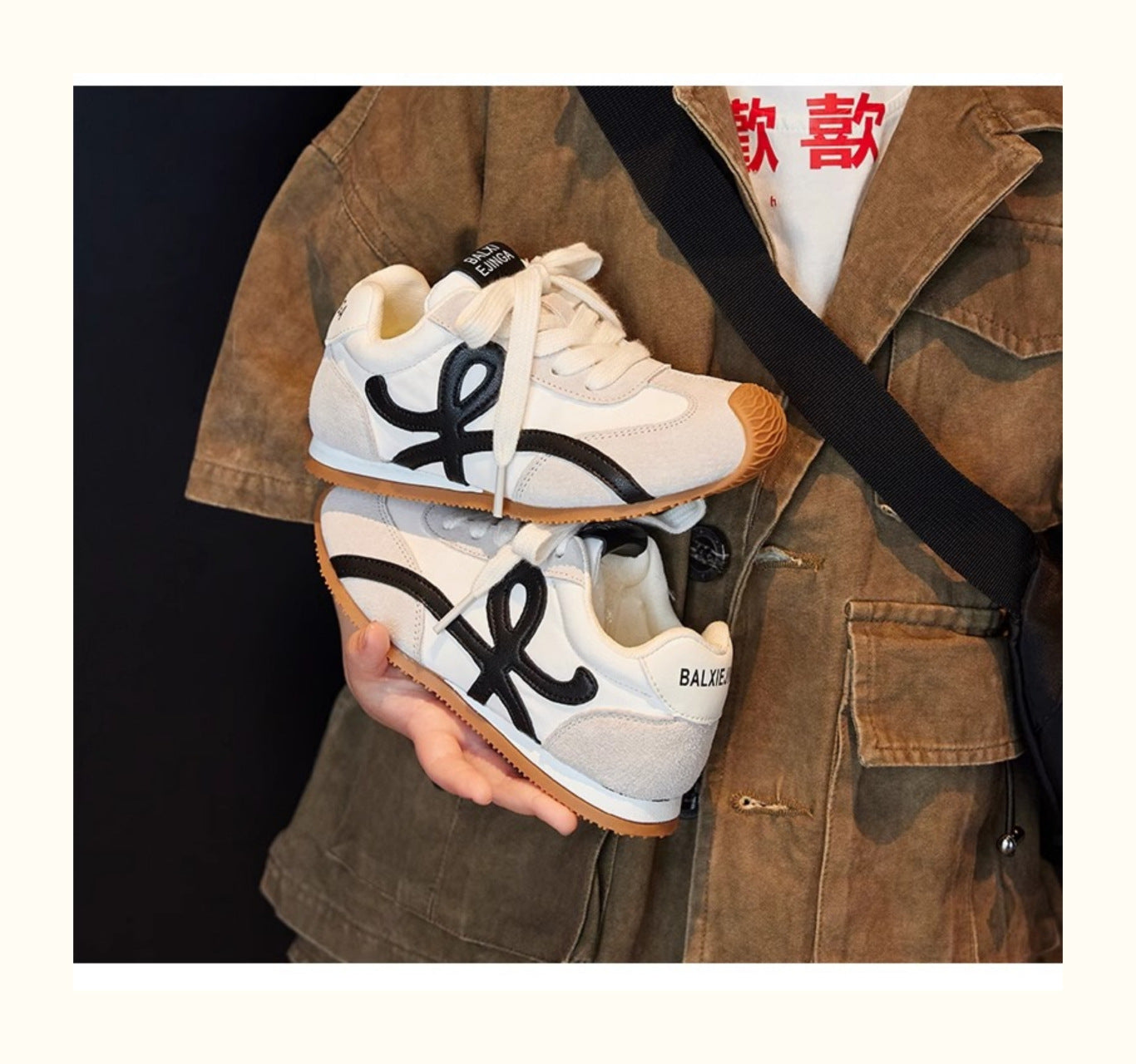 Genuine Leather Children's Spring New Sports Shoes Trendy Brand Hot-Selling Boys and Girls Forrest Gump Shoes German Training Shoes Non-Slip Running Shoes