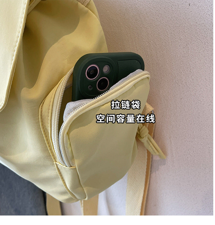 Foreign Order Fashion Super Popular Fresh Style Women's Backpack2025New Trendy and Stylish Handbag Commuting Small Backpack for Women