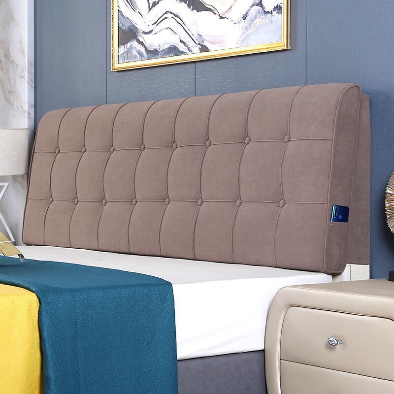 Headboard Cushion Full Cover Cushion Soft Cover Light Luxury Pillow Modern Tatami Simple Self-Adhesive Anti-Collision Head Fixation