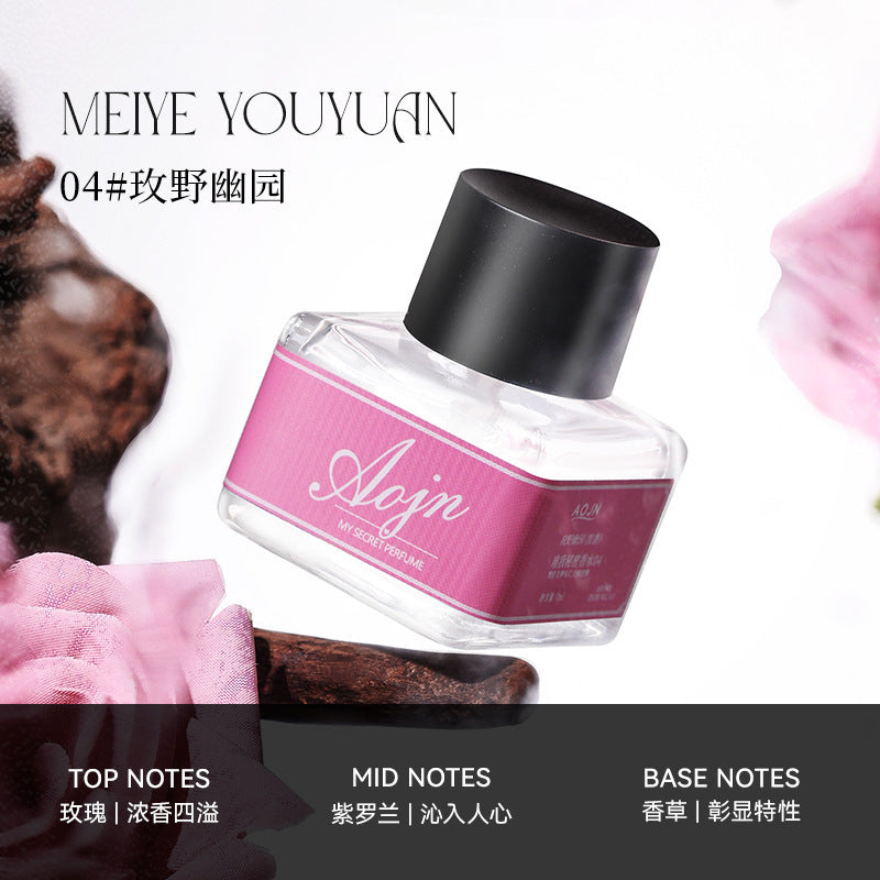 AOJN Secret Perfume Violet Whisper Garden Girl Natural Long-lasting Light Fresh Woody Fragrance