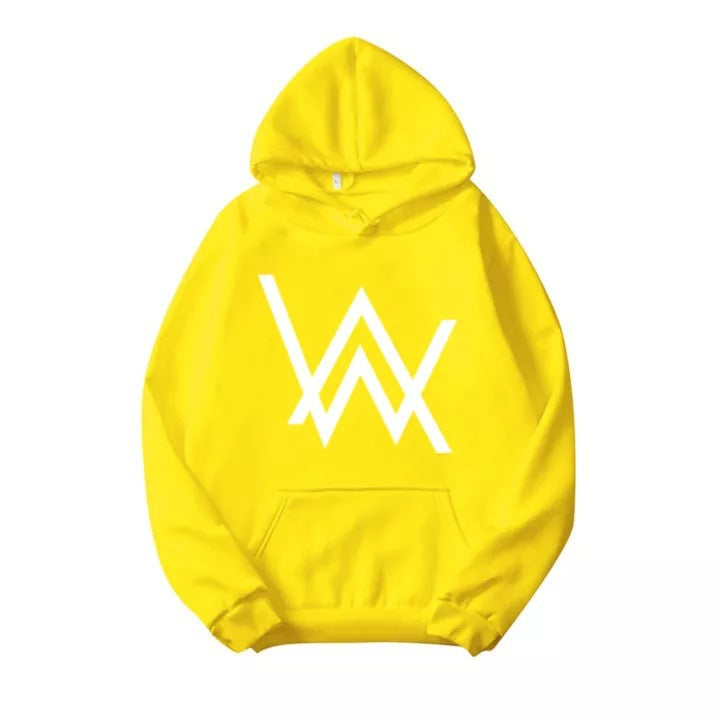 European and American Foreign Trade Exclusive Fleece-Lined Hoodie Sweatshirt for Men and Women, Autumn and Winter Couple's Loose Top, Amazon AliExpress