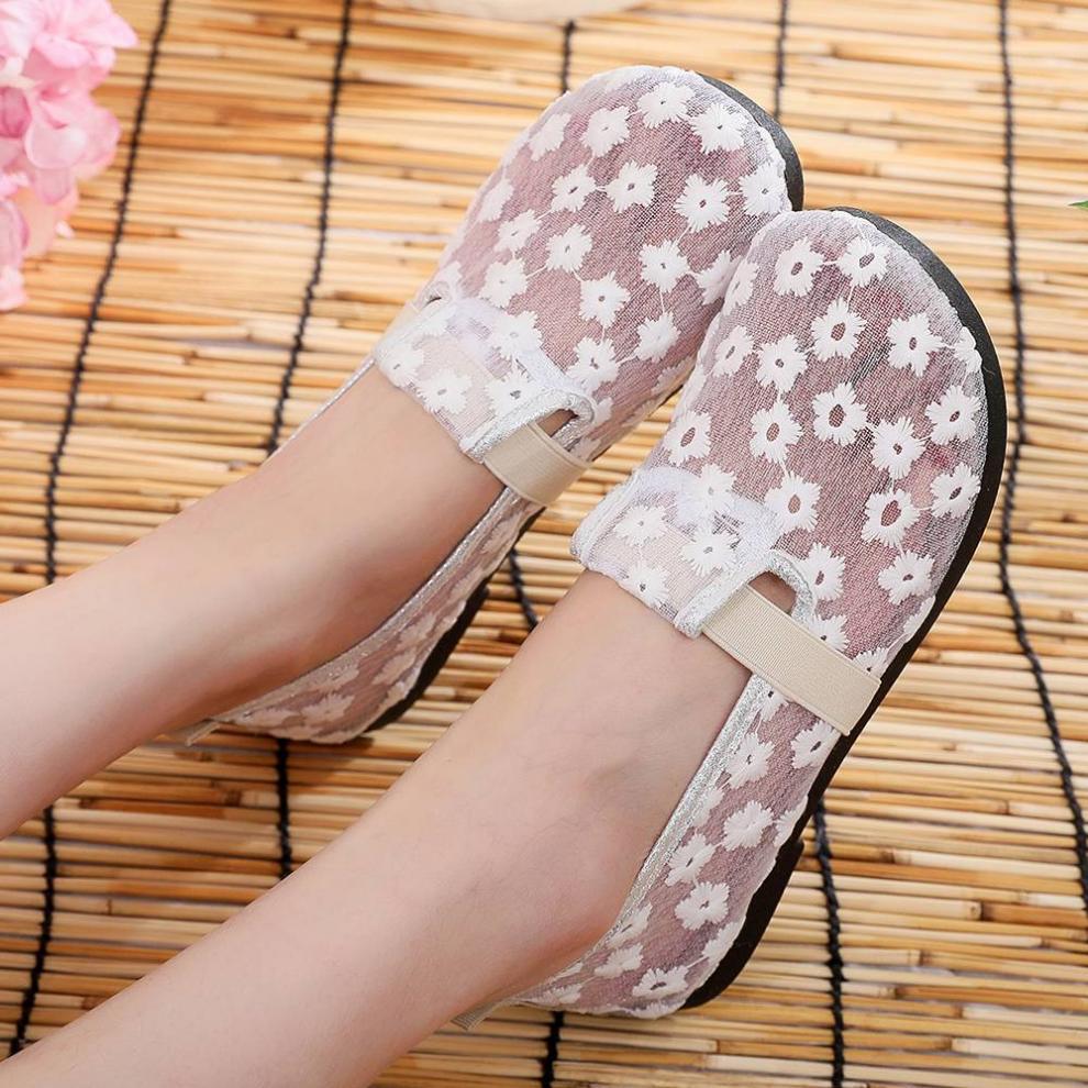 Summer New Beijing Cloth Shoes High-Quality Hot-Selling Comfortable Women's Shoes Thin Breathable Non-Suffocating Flat Soft Sole Shoes