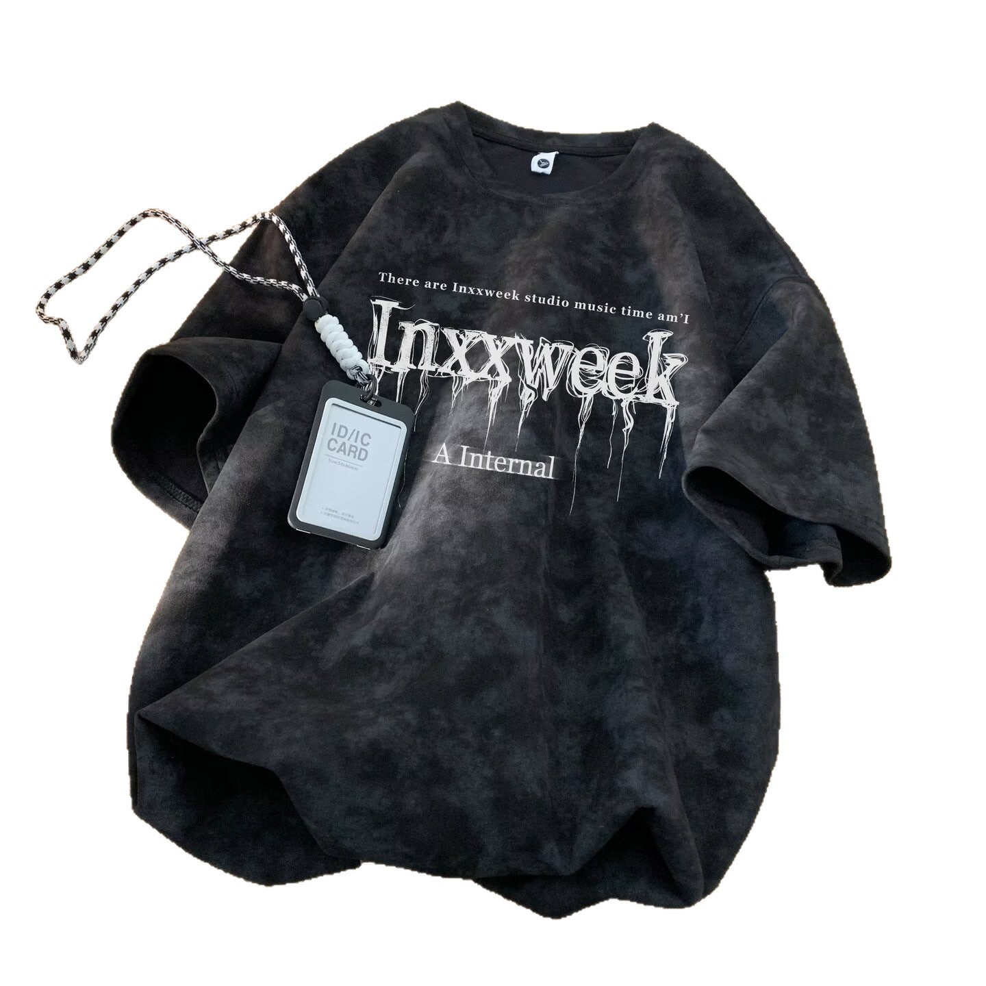 American Style Tie-Dye Men's Plus Size T-Shirt