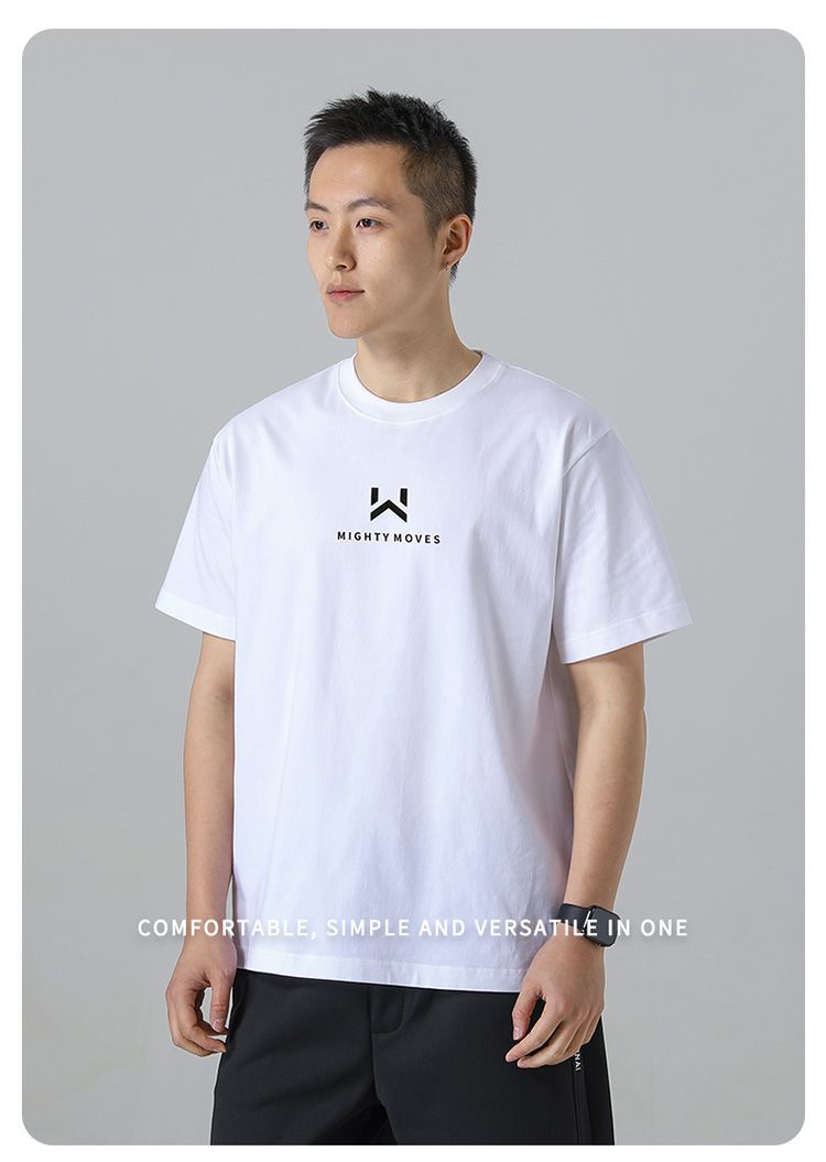 Printed cotton ice silk cool summer short sleeves T Men's American Style High Street Simple Loose Short Shirt t Couple Style