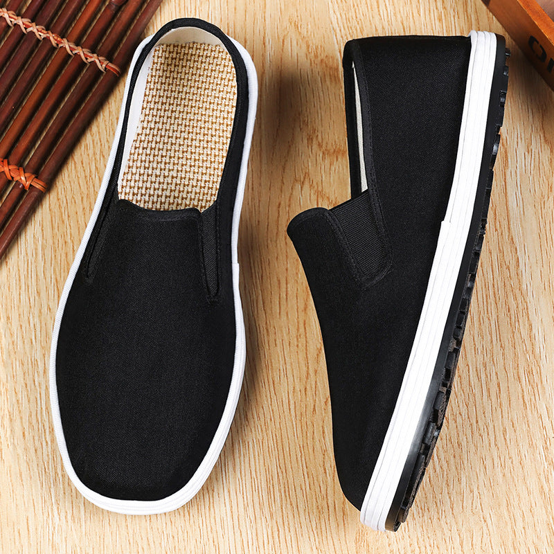 Old Beijing Cloth Shoes Spring Work Shoes Men's Slip-On Shoes Men's Layered Sole Cloth Shoes Men's Casual Old Cloth Shoes