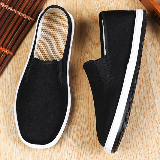 Old Beijing Cloth Shoes Spring Work Shoes Men's Slip-On Shoes Men's Layered Sole Cloth Shoes Men's Casual Old Cloth Shoes