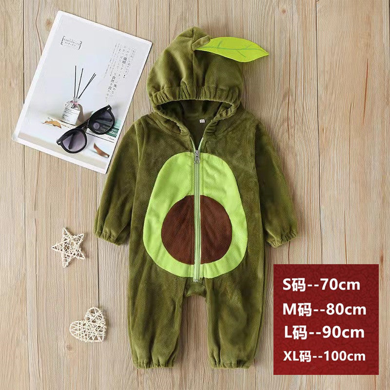 Christmas Halloween Baby Butterfly Costume Strawberry Costume Dress Fruit-Shaped Jumpsuit Performance costume