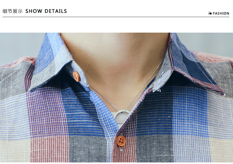 2025Plaid Long Sleeve Shirt Men Korean Version Slim Fit Youth Trendy Handsome Shirt Couple Casual Thin Shirt