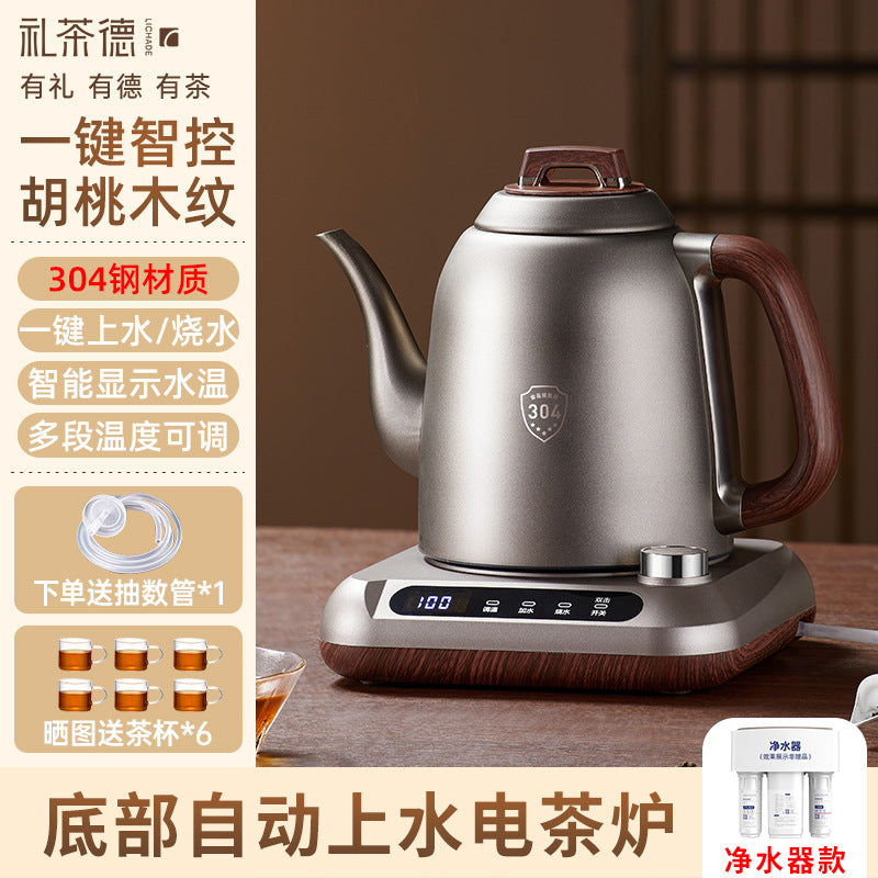 304Steel Fully Automatic Bottom Fill Electric Kettle Integrated Tea Brewing Kung Fu Tea Smart Household Electric Tea Stove