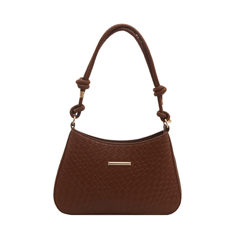 New Commuting Solid Color Underarm Bag Crossbody Bag Simple Fashion Single Shoulder Bag2025Spring Elegant Women's Handbag