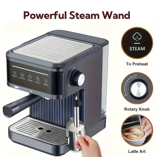 Cross-Border Delivery Coffee machine Italian Coffee Machine20Bar Household High-Pressure Extraction Concentrated Milk Frother
