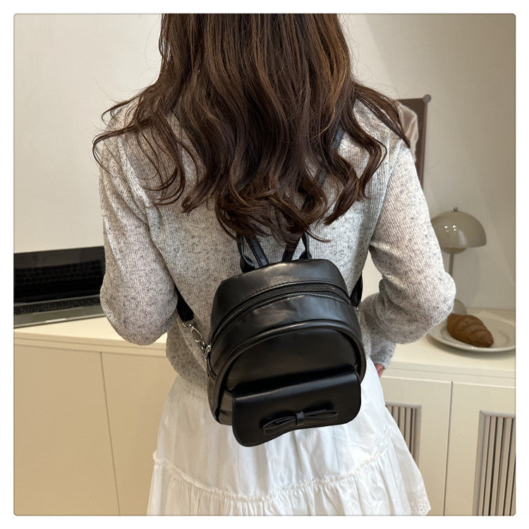 Simple Double Shoulder Small Bag for Women Spring Summer2025New Single Shoulder Crossbody Bag Korean Style Women's Fashion Handheld Small Square Bag