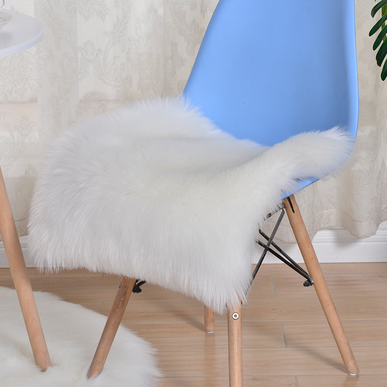 New Wool Seat Cushion Minimalist Bedroom Wool Small Square Wholesale