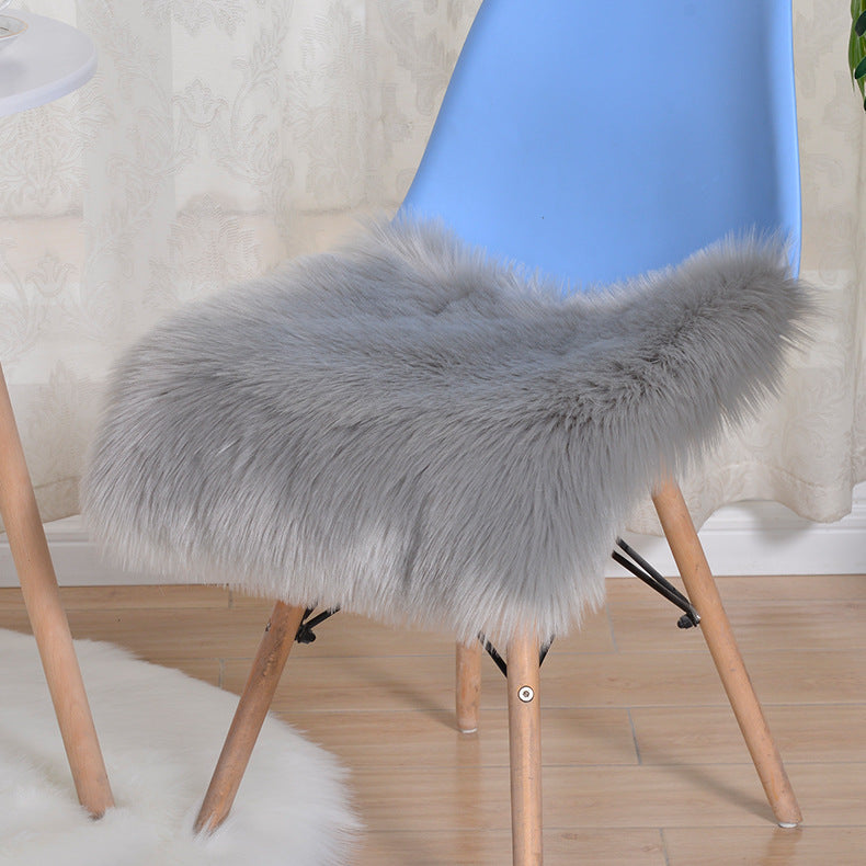 New Wool Seat Cushion Minimalist Bedroom Wool Small Square Wholesale