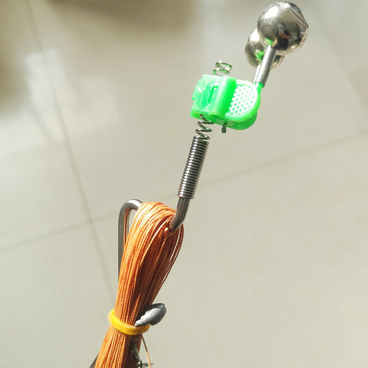 Turtle Fishing Set Hand Line Ground Plug with Spring Bell Automatic Fishing Line Set Integrated Ground Plug for Snakehead Turtle Sea Rod