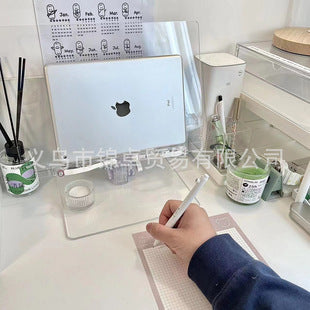 Xiaohongshu Blogger's Upgraded Version Retractable Acrylic Transparent Reading Stand Book Stand ipad Tablet computer stand
