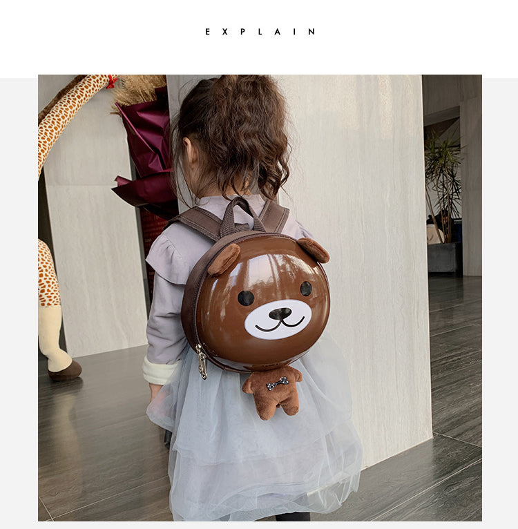 ~Anti-lost Backpack Cartoon Kindergarten Baby Boys Girls Children Eggshell Cute Small Backpack http://detail.1688.com/offer/963317968098.html