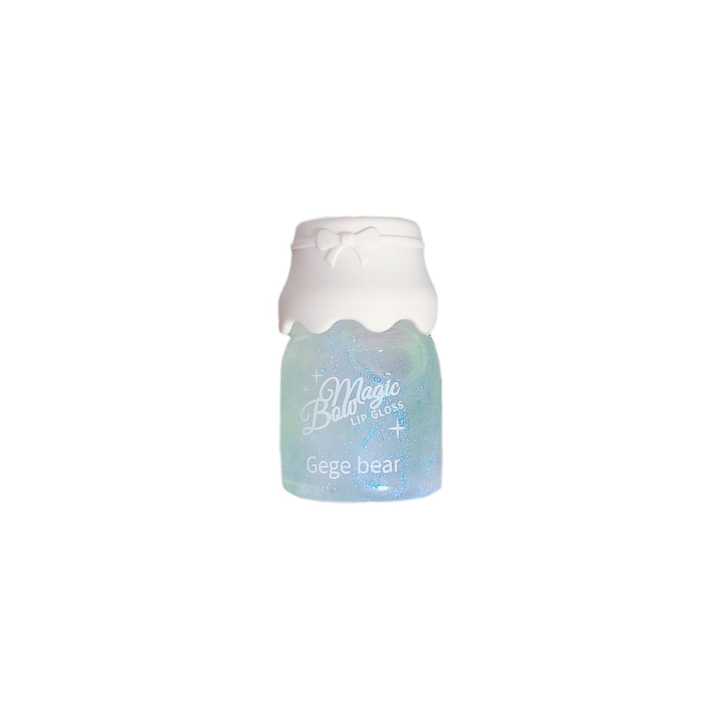 Gege bear Gogo Bear Bowknot Radiant Lip Gloss Hydrating Moisturizing Nourishing Lip Line Reducing Jar Lip Oil