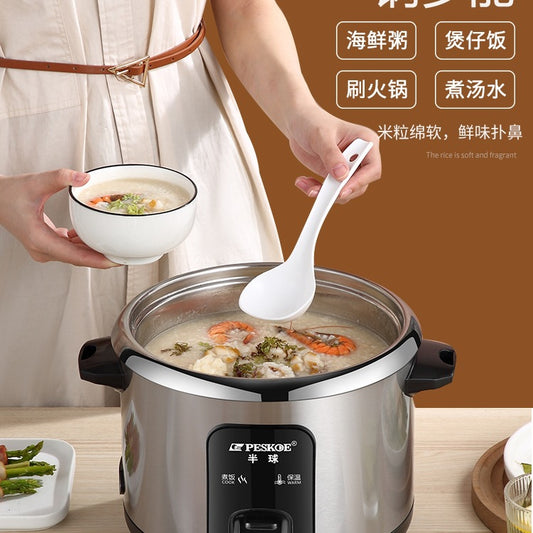 316Stainless Steel Old-fashioned Rice Cooker Household Small Steaming and Cooking1-2-3-4-6People5L Porridge and Soup Cooker