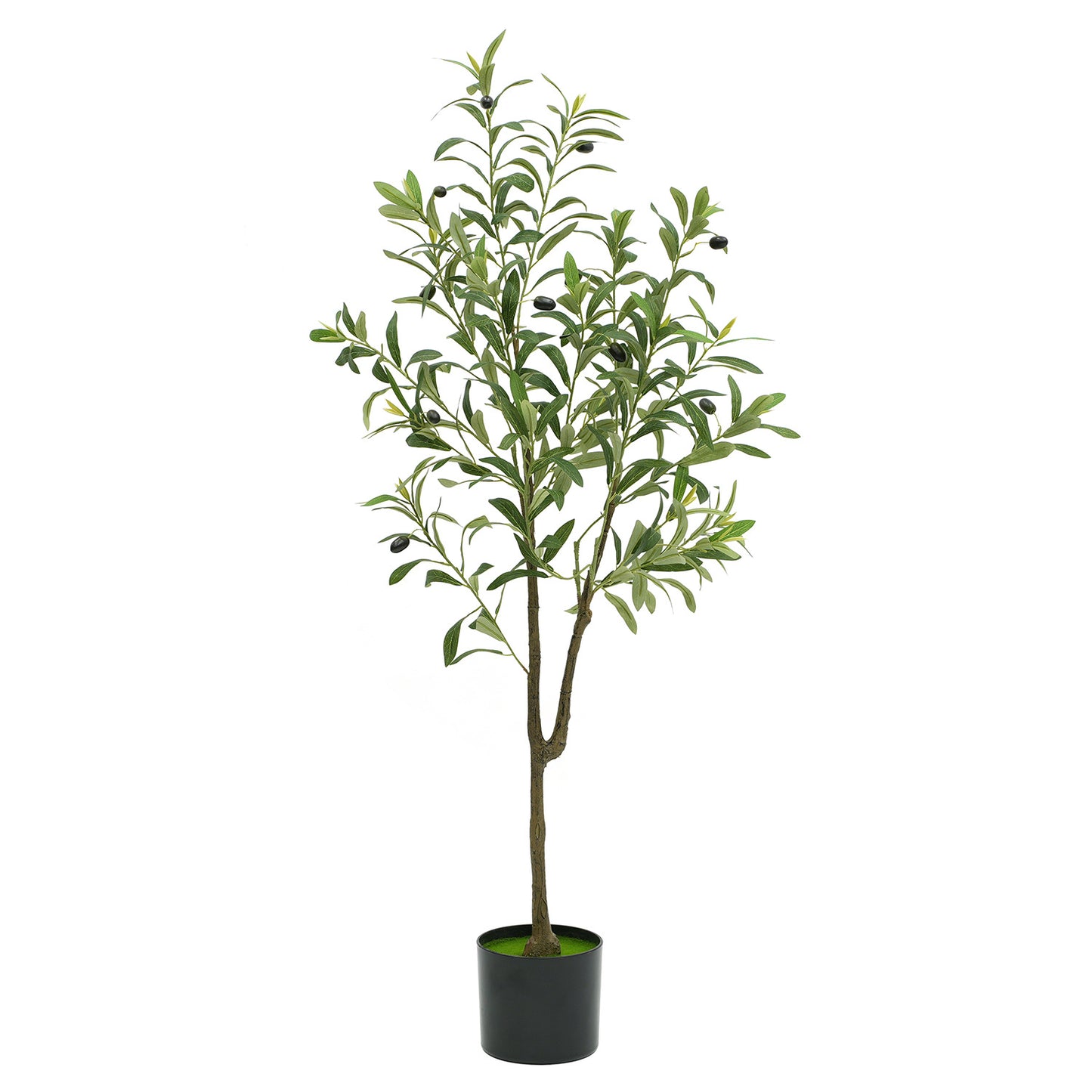 Artificial Plants Amazon Foreign Trade Wholesale Fake Tree Potted Artificial Olive Tree Indoor Large Green Plant Floor Ornament