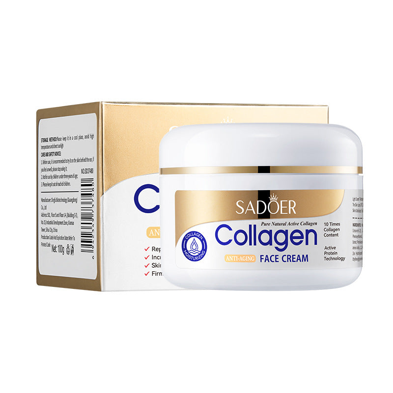 Cross-border Collagen Face Cream100g Hydrating, moisturizing, and rejuvenating skin cream for wholesale export skincare products