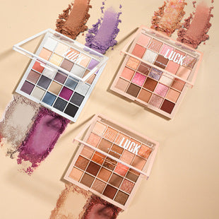 Capel Ice Cream Nine-Color Eyeshadow Palette Pearlescent Matte Rose Palette Under-eye Blush Oat Milk Tea Earth Pure Desire