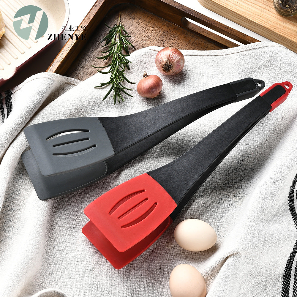 Kitchen Silicone3Combination1Steak Tongs Frying Spatula Steak Spatula Food Tongs Stir-fry Spatula Cooking Spatula Kitchen tongs