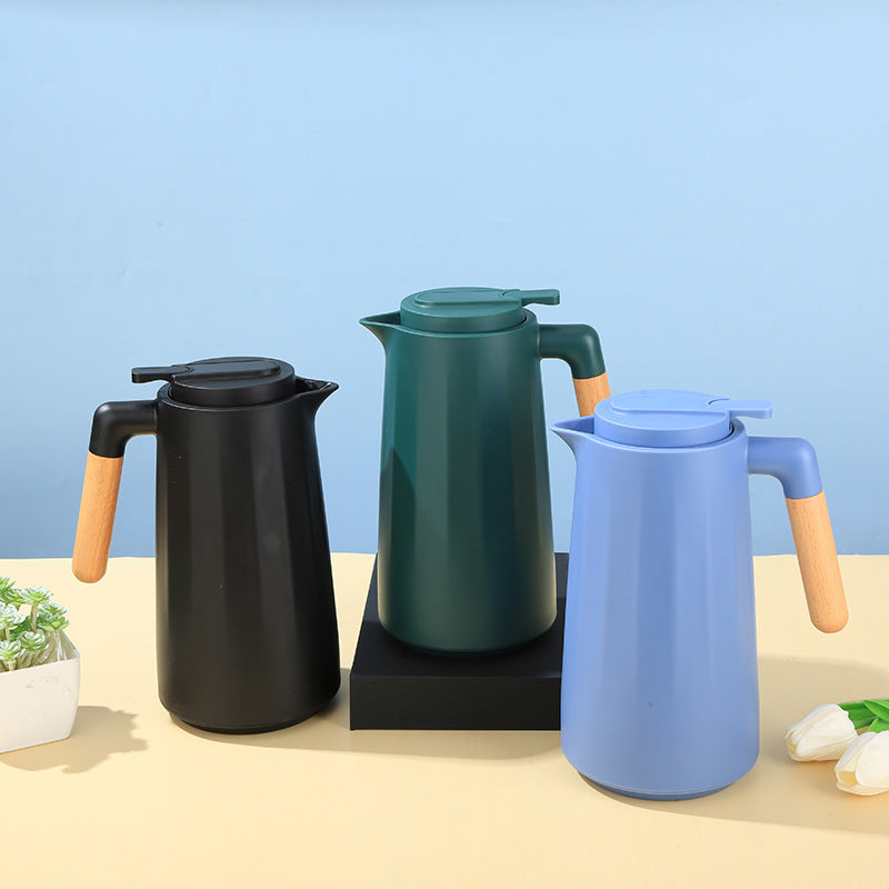 Cross-Border Insulated Kettle Household Glass Inner Liner Warm Kettle Simple Office Coffee Large Capacity Hot Water Kettle Insulated Water Kettle