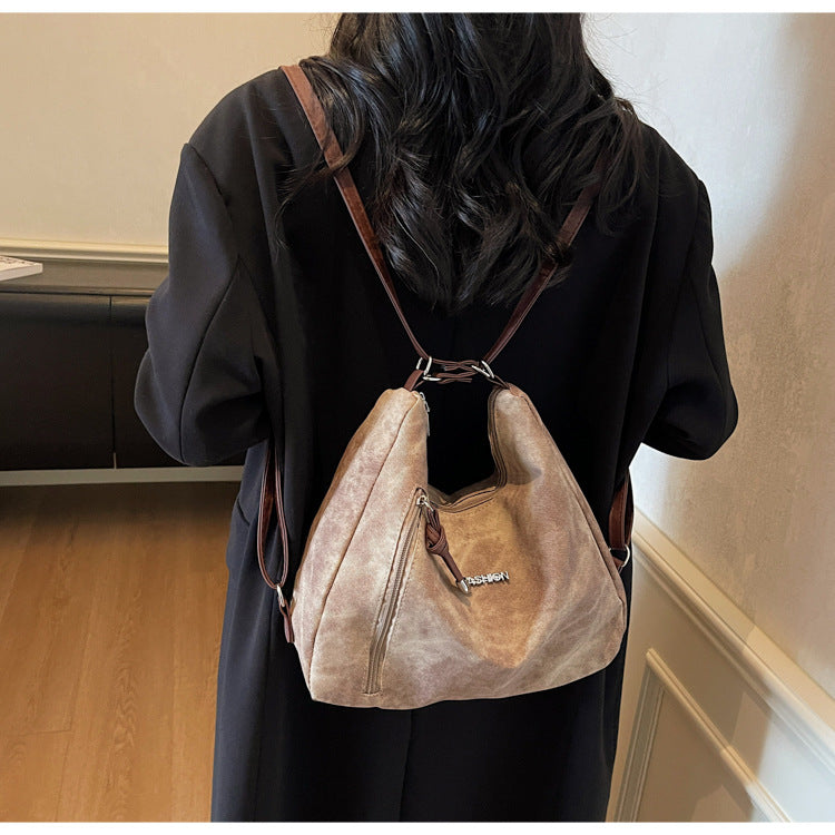 Melard Women's Bag2025New Crossbody Bag Winter Versatile High-End Feel Shoulder Bag Large Capacity Tote Bag
