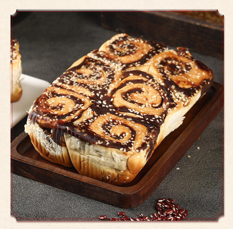 Wholesale Red Bean Paste Bread Breakfast Tear Bread Traditional Snacks Pastries