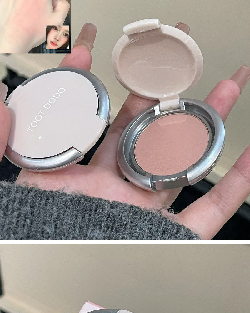 Toot Dodo Light Feather Filter Shadow Soft Mist Blush Low Saturation Facial Contouring Brightening Whitening Rouge for Beginners T854