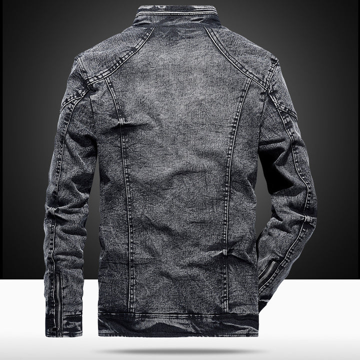New Men Fall/Winter Korean Style Trendy Cotton Slim Fit Men's Vintage Jacket